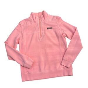 Vineyard Vines Pink 1/4 Zip Pullover - Women's Small